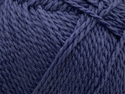 Close up of Superfine Merino in dark blue/grey "Storm" colour